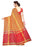 Red, Yellow Color Chanderi Silk Saree