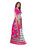 Off White, Pink, Multi Color Poly Silk Saree only in Bigswipe