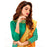 Glace Cotton Fabric Green Color Dress Material only in Bigswipe