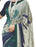 Georgette Digital Saree With Blouse-Blue with Multi Color Saree only in Bigswipe