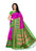 Pink, Green, Multi Color  Poly Silk Saree only in Bigswipe