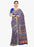 Blue, Multi Color Terylene Saree only in Bigswipe