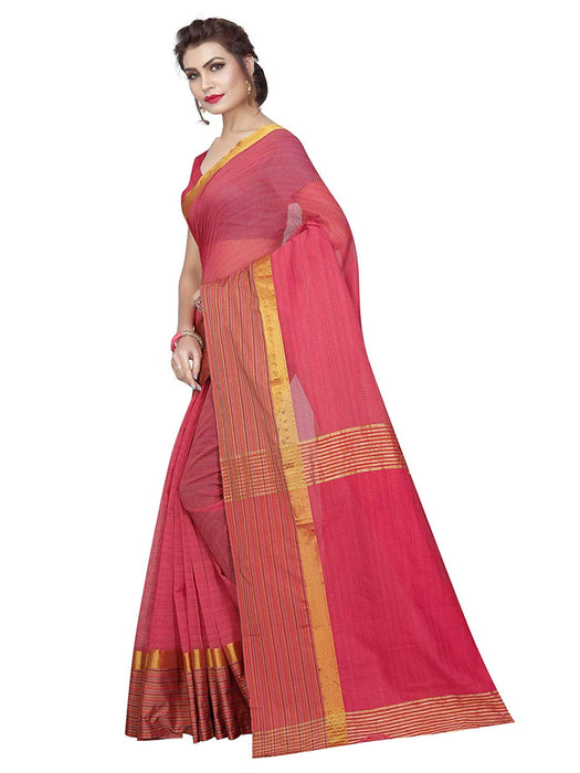 Red Color Poly Silk Saree