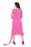 Women's Women's Cotton Embroidered Dress Material (MDMHK07 Pink)