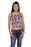 Multi Color Printed Rayon Staple Short Top only in Bigswipe