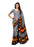 Grey, Black, Multi Color Georgette Printed Work Saree only in Bigswipe