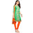 Glaze Cotton Fabric Green  Color Dress Material only in Bigswipe