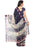 Printed Faux Georgette Blue Color Saree only in Bigswipe