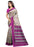 Pink And White Color Printed Art Silk Saree With Blouse only in Bigswipe