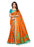 Orange Color Printed Khadi Silk Jhalor Saree With Blouse only in Bigswipe