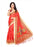 Red Color Printed Khadi Silk Jhalor Saree With Blouse