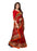 Red Color Printed Bhagalpuri Silk Saree With Blouse