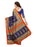 Blue Color Printed Bhagalpuri Silk Saree With Blouse only in Bigswipe