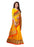 Yellow Color Printed Bhagalpuri Silk Saree With Blouse