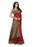 Maroon Color Printed Mysore kalamkari Silk with jhalor Saree With Blouse only in Bigswipe