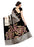 Black Color Printed Bhagalpuri Silk Saree With Blouse only in Bigswipe