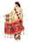 Beige, Red Color Art Silk Saree only in Bigswipe