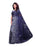 Grey, Navy Blue Color Shimmer (Chiffon) Saree only in Bigswipe