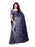 Grey, Navy Blue Color Shimmer (Chiffon) Saree only in Bigswipe