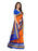 Orange, Blue, Multi Color Poly Silk Saree only in Bigswipe