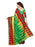 Green, Red, Golden Color Poly Silk Saree only in Bigswipe