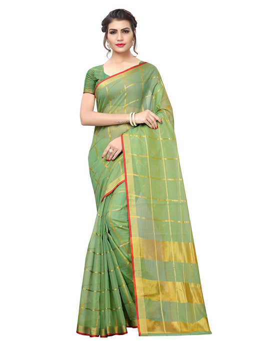 Green Color Poly Silk Saree only in Bigswipe