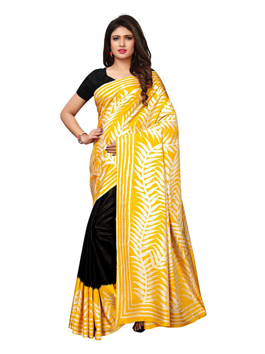 Black, Multi Color Poly Silk Saree only in Bigswipe