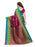 Purple, Turquoise, Multi Color Poly Silk Saree