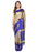 Beige, Blue Color Poly Silk Saree only in Bigswipe