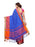 Blue, Orange Color Poly Silk Saree only in Bigswipe