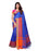 Blue, Orange Color Poly Silk Saree only in Bigswipe