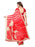 Red, Multi Color Satin Saree