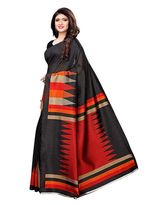 Black, Multi Color Art Silk Saree only in Bigswipe