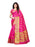 Pink Color Poly Silk Saree only in Bigswipe