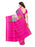 Pink, Multi Color Vichitra Silk (Art Silk) Saree only in Bigswipe