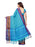 Turquoise, Purple Color Poly Silk Saree