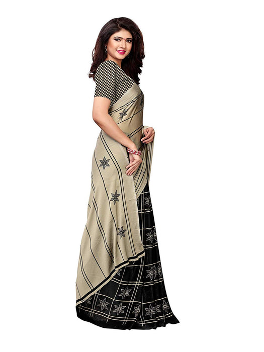 Black Color Shimmer (Chiffon) Saree only in Bigswipe