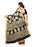 Black, Beige, Orange Color Satin Saree only in Bigswipe