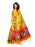 Yellow, Red Color Art Silk Saree