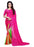 Printed Faux Georgette Pink Color Saree only in Bigswipe