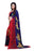 Printed Faux Georgette Blue Color Saree only in Bigswipe