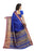 Blue Color Printed Cotton Silk Saree With Blouse only in Bigswipe