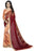 Maroon Color Printed Georgette Saree With Blouse only in Bigswipe