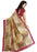 Gold Color Printed Bhagalpuri Silk Saree With Blouse only in Bigswipe