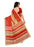 Red Color Printed Bhagalpuri Silk Saree With Blouse