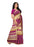 Magenta Color Printed Bhagalpuri Silk Saree With Blouse only in Bigswipe