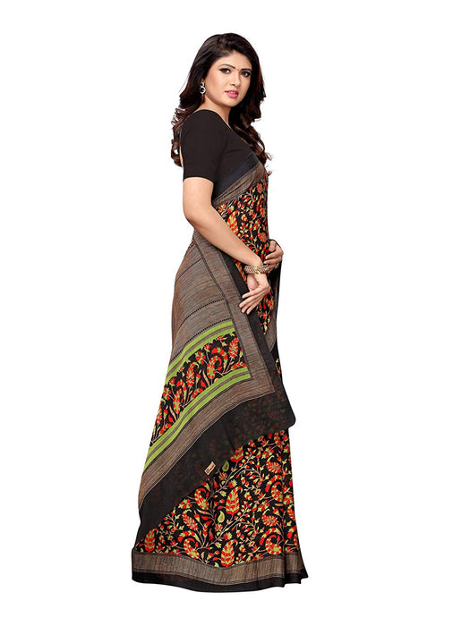 Black, Multi Color Chiffon Saree only in Bigswipe