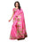 Pink, Multi Color Poly Silk Saree only in Bigswipe