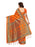 Orange, Beige Color Poly Silk Saree only in Bigswipe