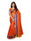 Orange Color Cotton Silk Saree only in Bigswipe